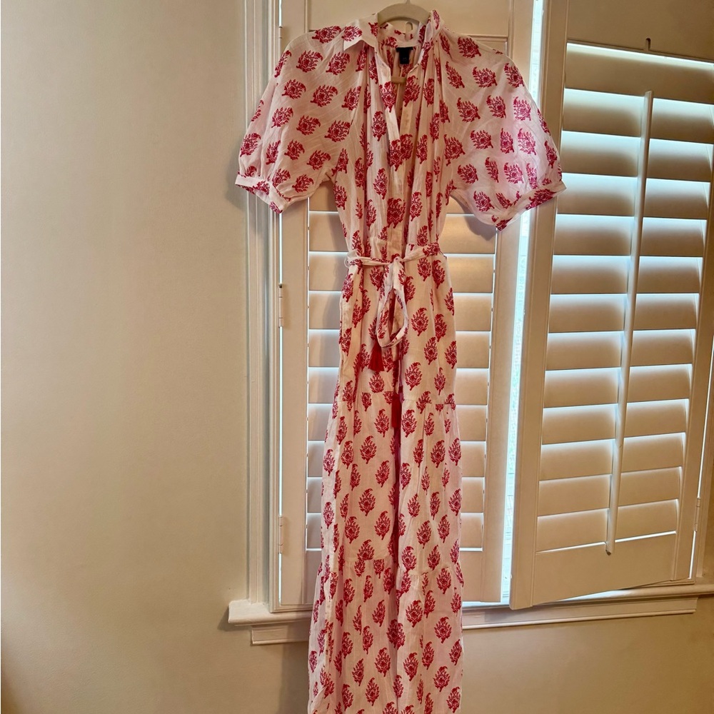 Roller Rabbit White Dress with Red Floral Motif — SOLD OUT IN STORES & ONLINE!